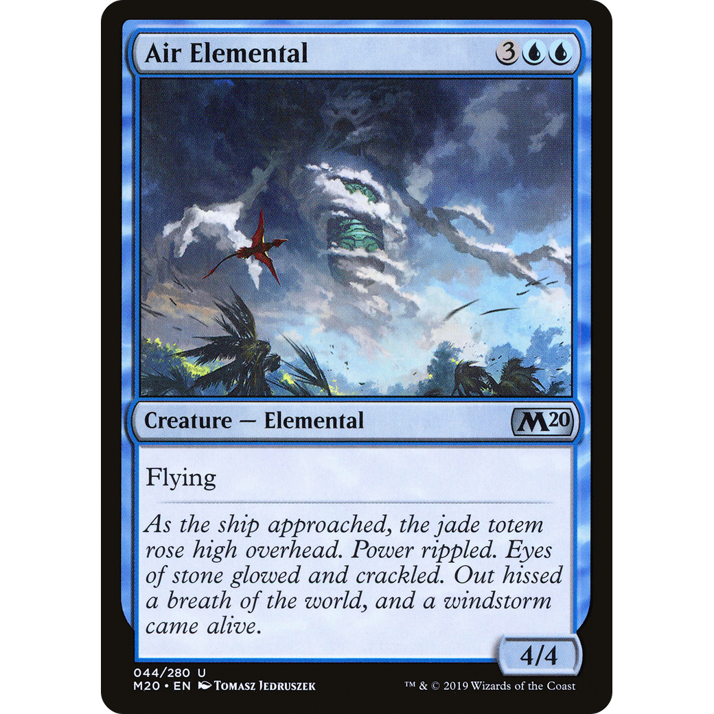 Air Elemental (M20-044) - Core Set 2020 Foil