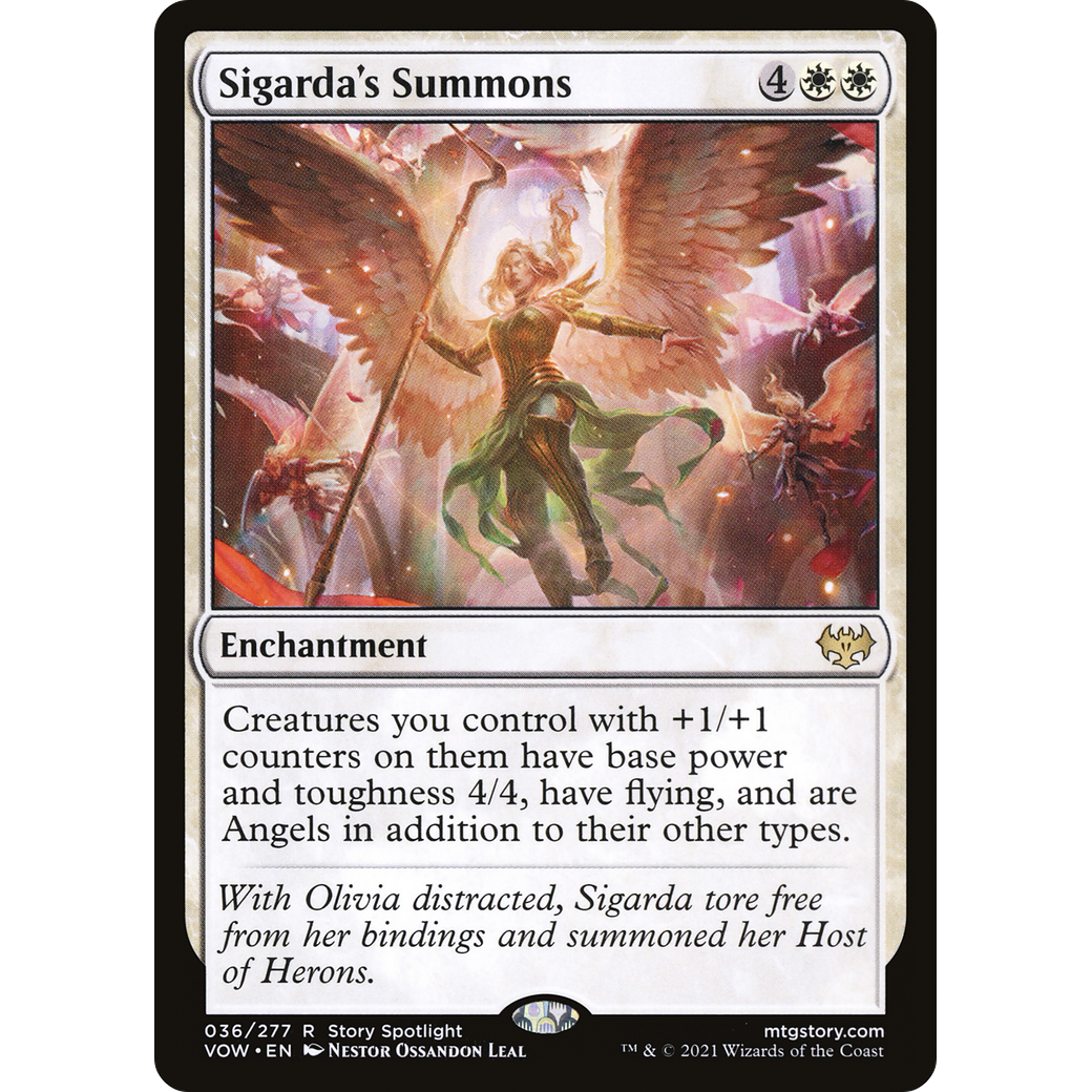Sigarda's Summons (VOW-036) - Innistrad: Crimson Vow Foil