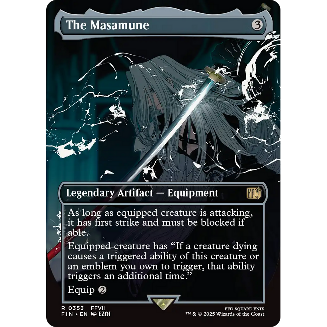 The Masamune (FIN-353) - FINAL FANTASY (Borderless) Foil