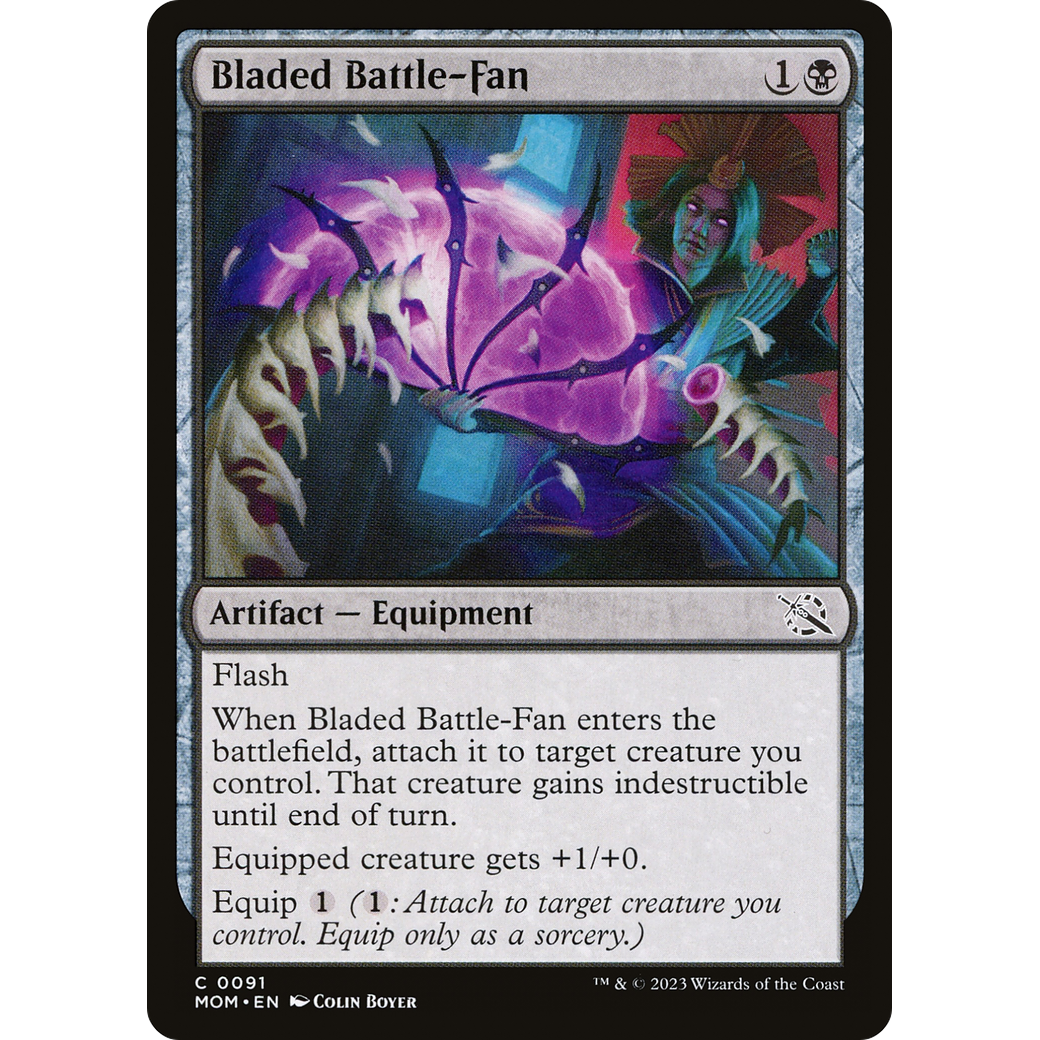 Bladed Battle-Fan (MOM-091) - March of the Machine Foil