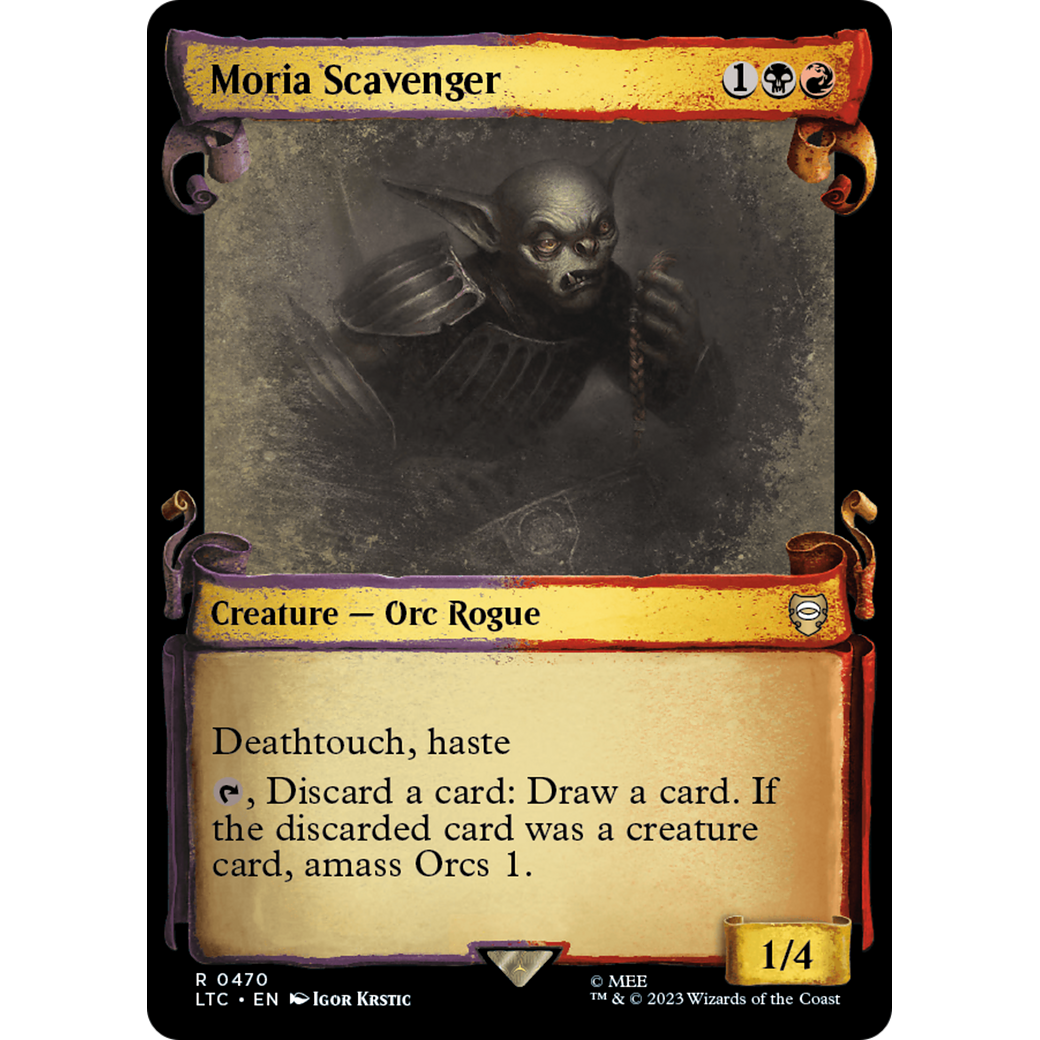 Moria Scavenger (LTC-470) - Tales of Middle-earth Commander: (Showcase) Foil