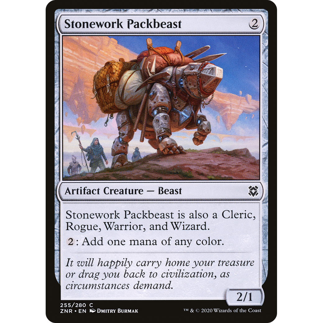 Stonework Packbeast (ZNR-255) - Zendikar Rising