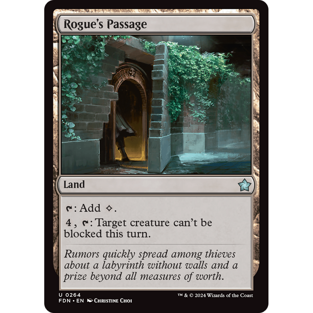 Rogue's Passage (FDN-264) - Foundations Foil