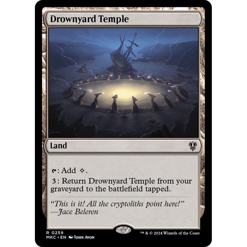 Drownyard Temple (MKC-259) - Murders at Karlov Manor Commander