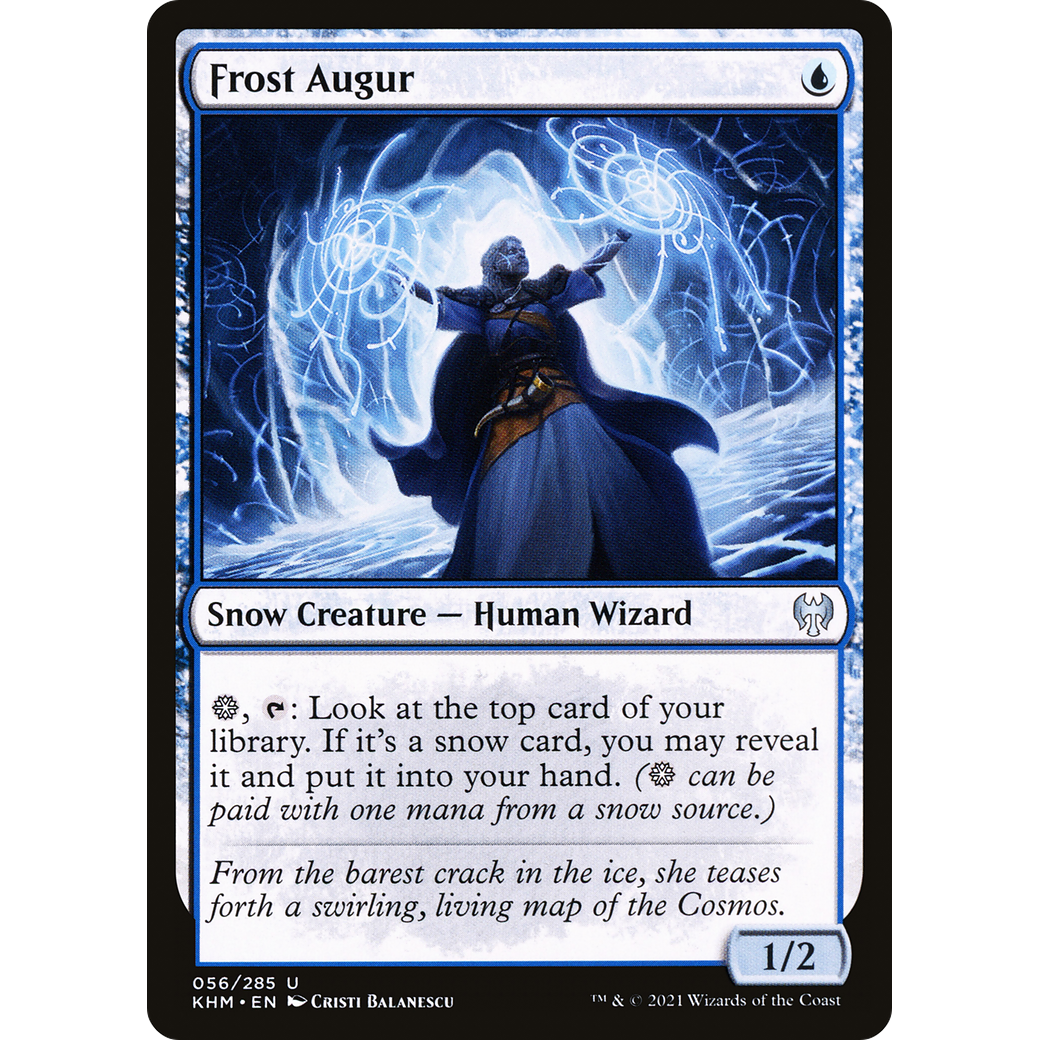 Frost Augur (KHM-056) - Kaldheim: (snow) Foil