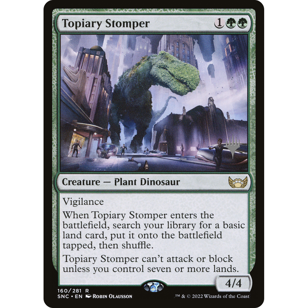 Topiary Stomper (PPSNC-160) - Streets of New Capenna Promos