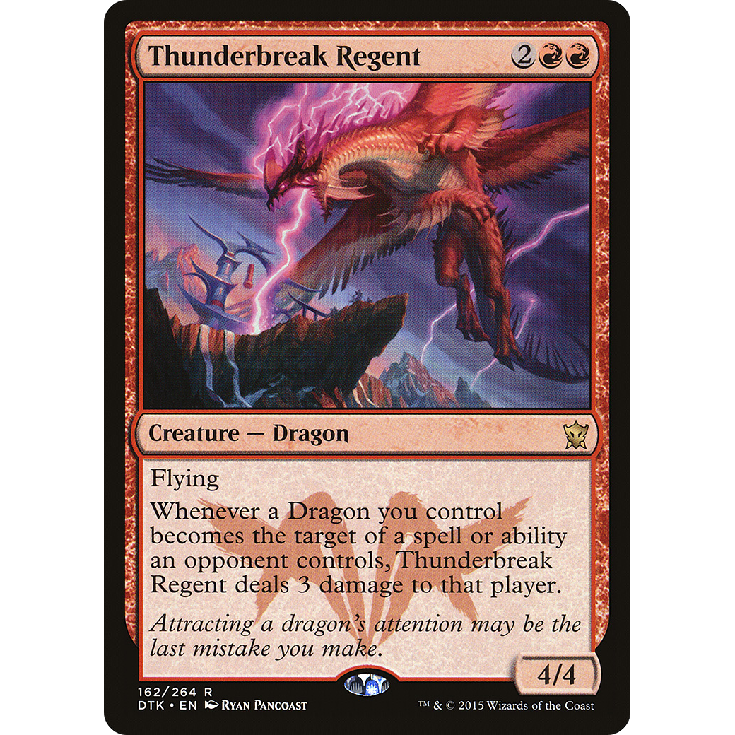 Thunderbreak Regent (DTK-162) - Dragons of Tarkir Foil