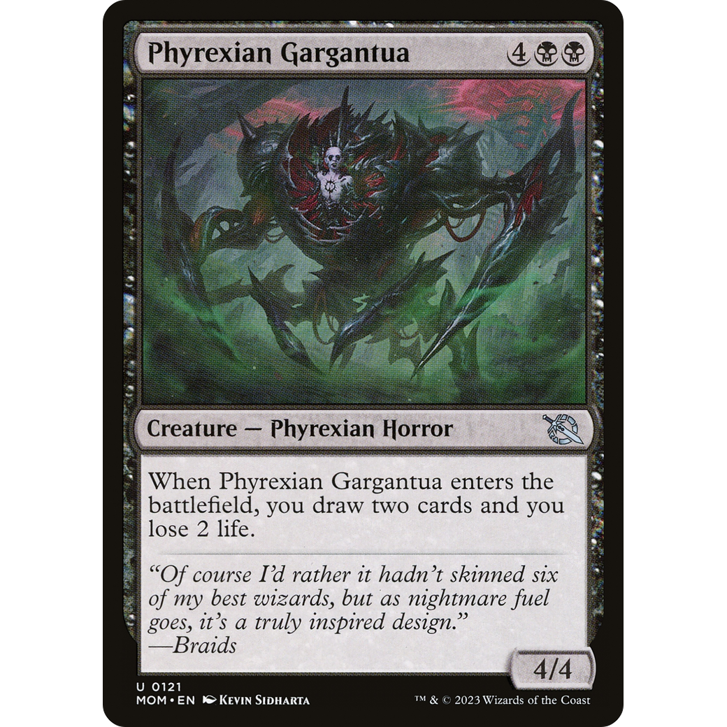 Phyrexian Gargantua (MOM-121) - March of the Machine Foil