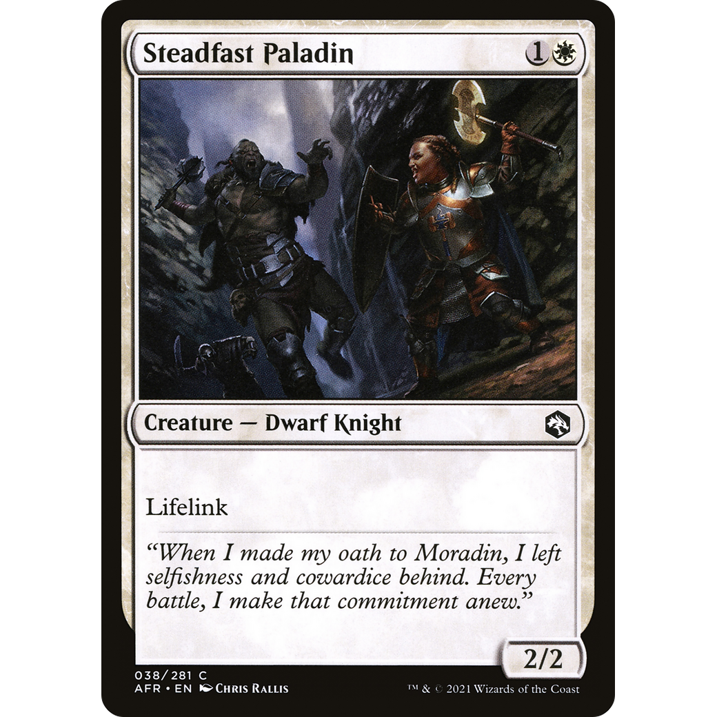 Steadfast Paladin (AFR-038) - Adventures in the Forgotten Realms