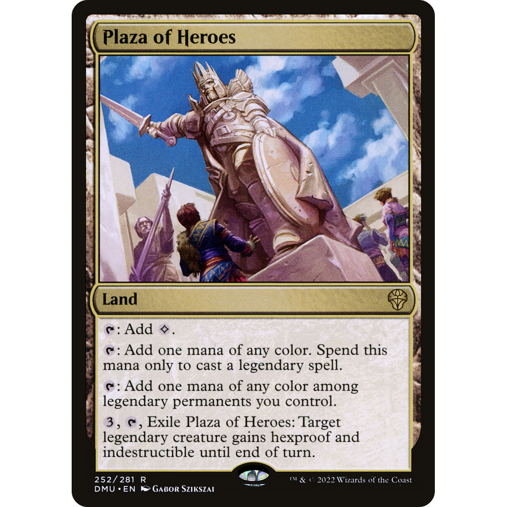 Plaza of Heroes (DMU-252) - Dominaria United