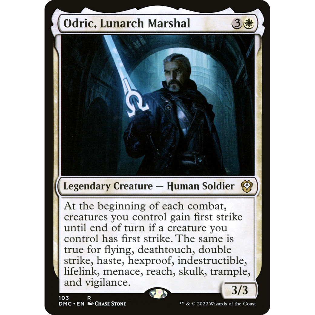Odric, Lunarch Marshal (DMC-103) - Dominaria United Commander