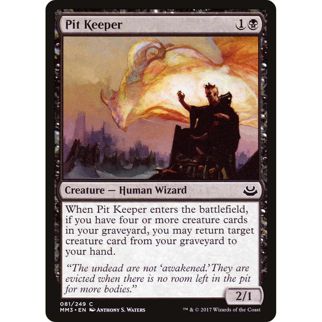 Pit Keeper (MM3-081) - Modern Masters 2017 Foil
