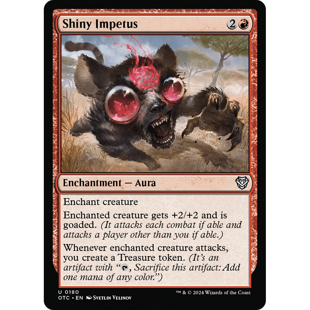 Shiny Impetus (OTC-180) - Outlaws of Thunder Junction Commander