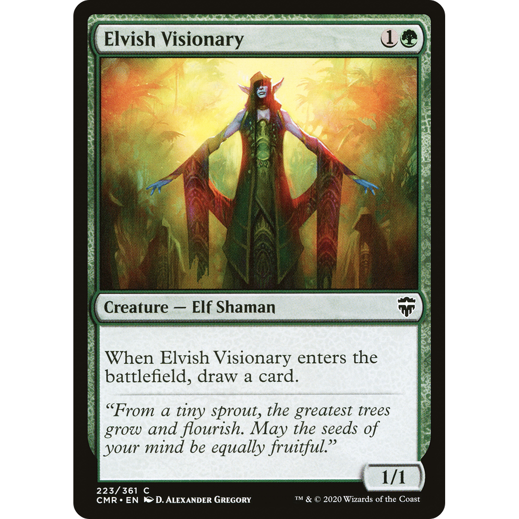 Elvish Visionary (CMR-223) - Commander Legends