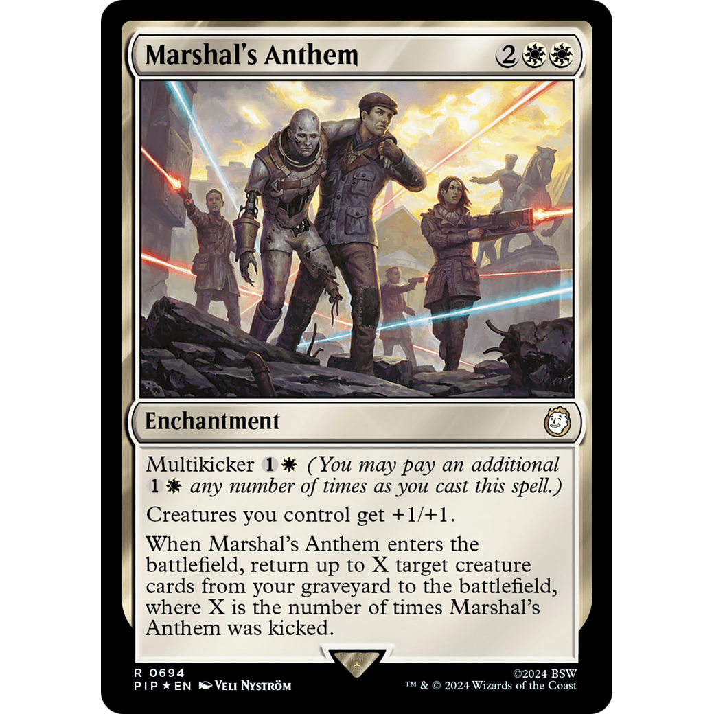 Marshal's Anthem (PIP-694) - Fallout: (Extended Art) Foil