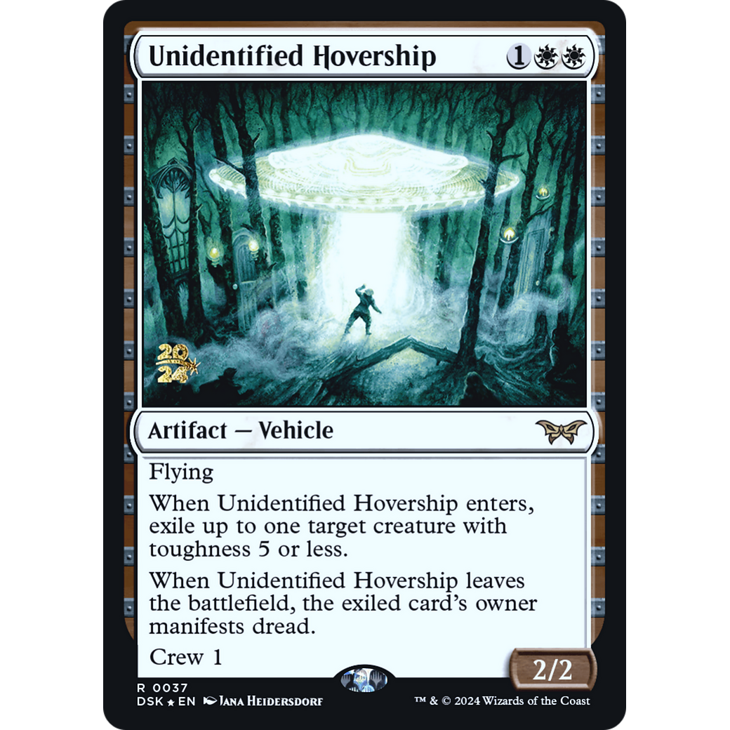 Unidentified Hovership (PRE-37S) - Duskmourn: House of Horror Promos Foil