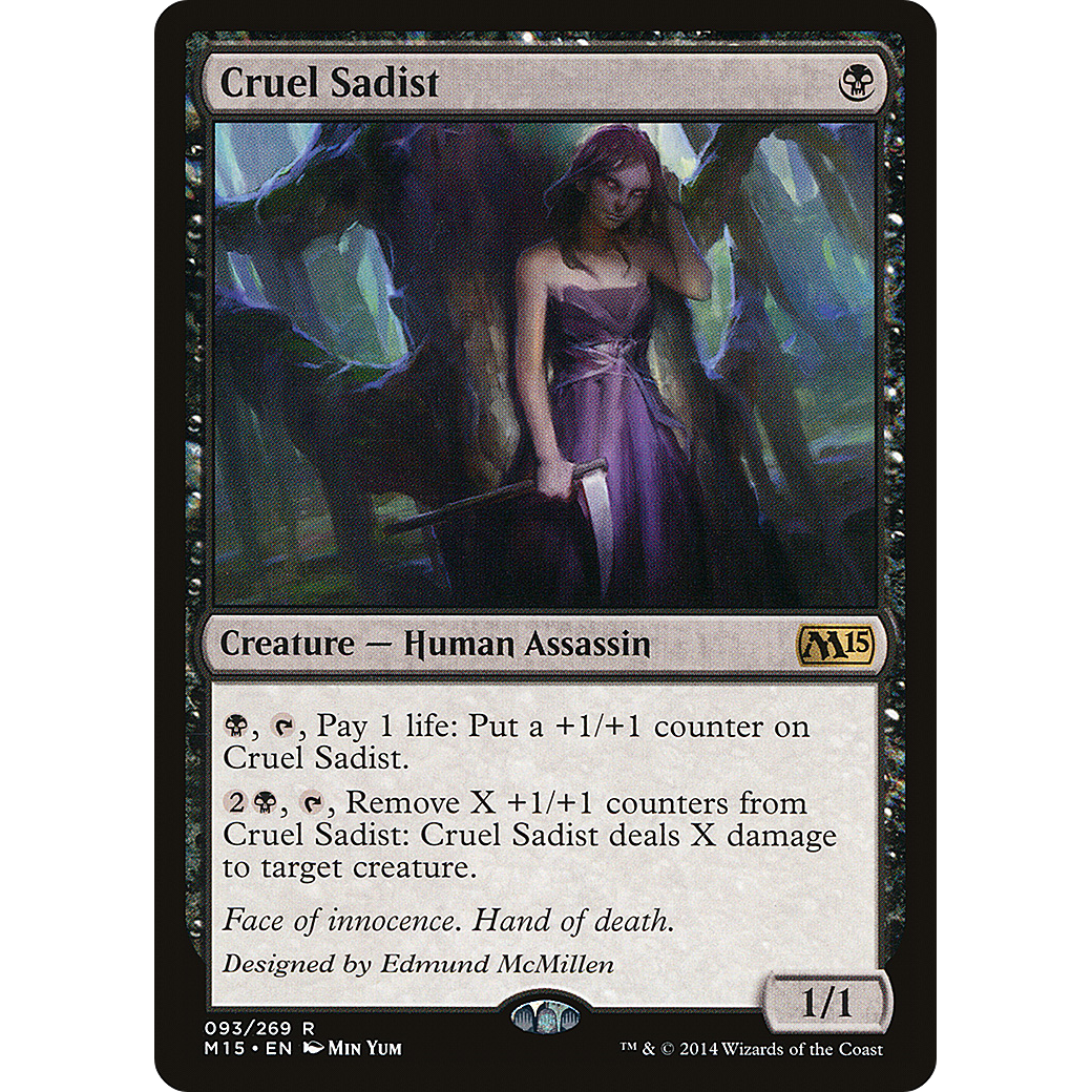 Cruel Sadist (M15-093) - Magic 2015 Foil
