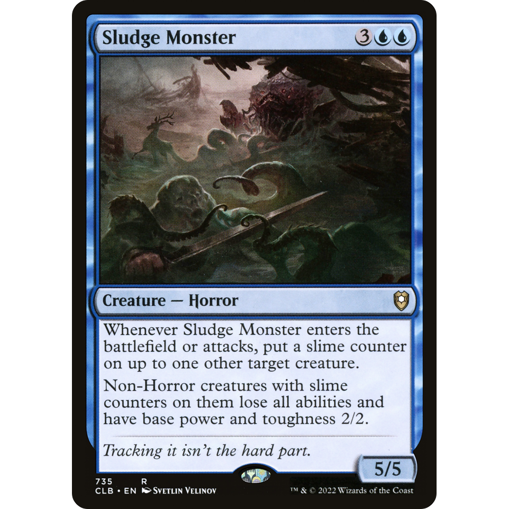 Sludge Monster (CLB-735) - Commander Legends: Battle for Baldur's Gate