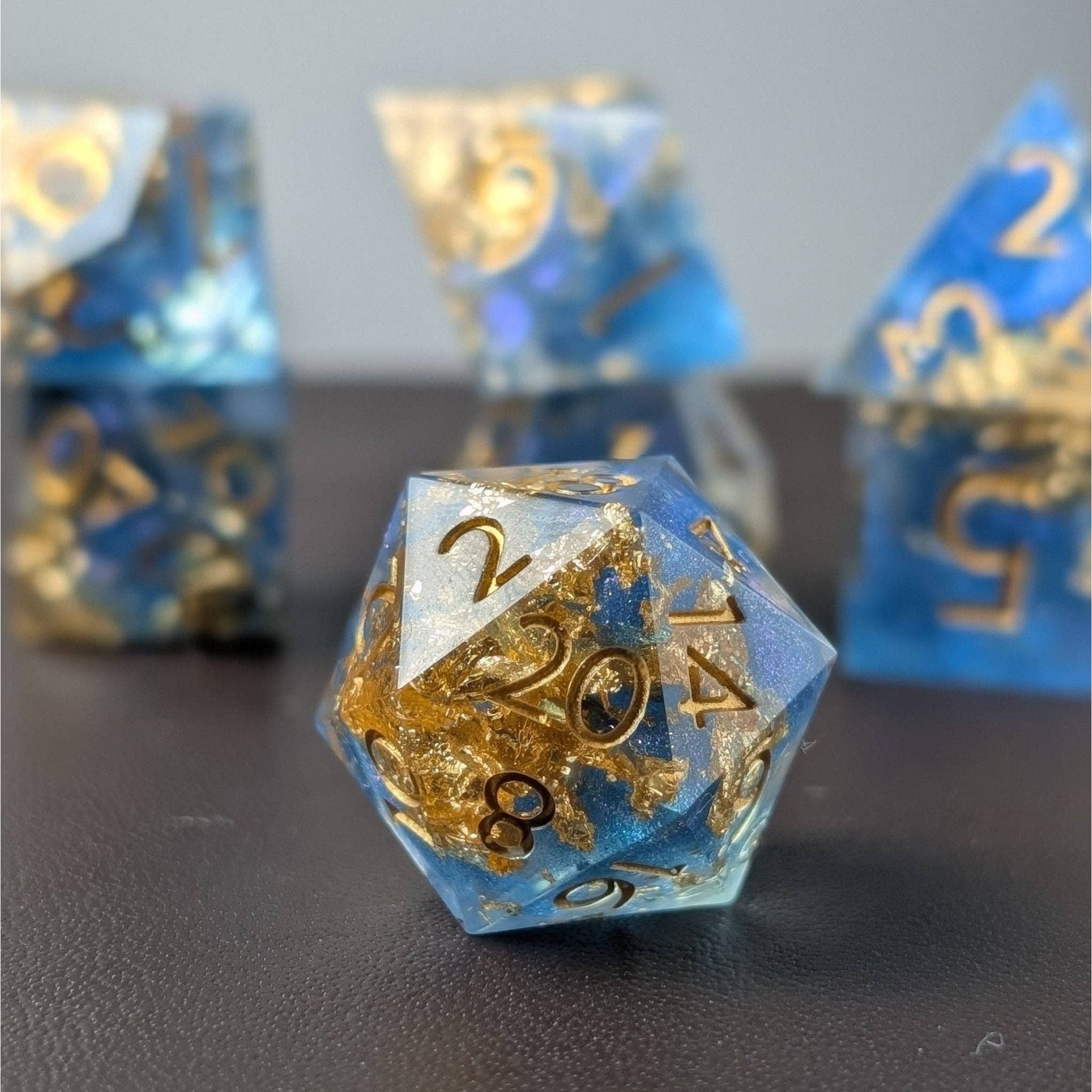 Deepsea Oracle - 7 Piece Luxury D&D Dice Set