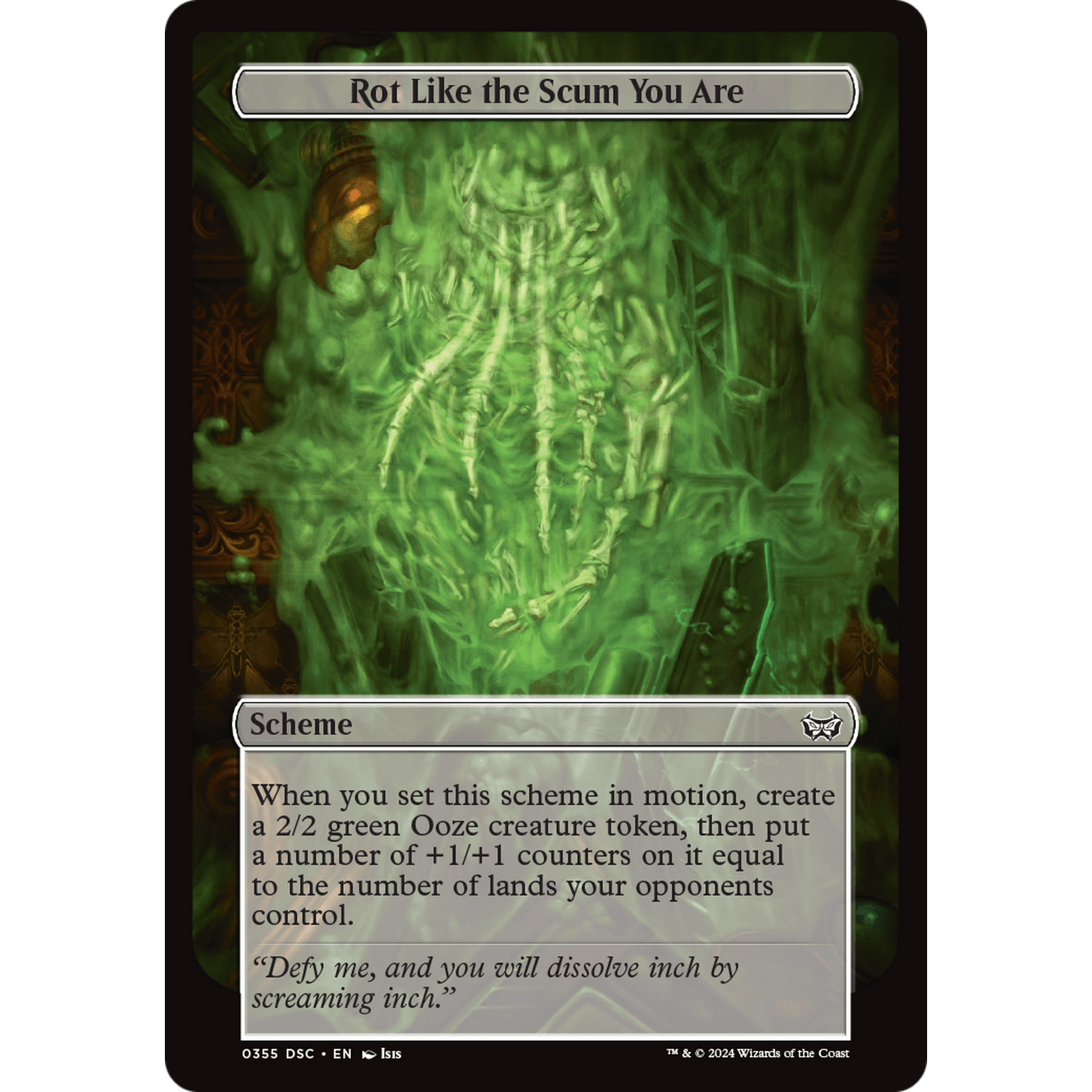 Rot Like the Scum You Are (A:DSC-355) - Duskmourn: House of Horror Commander