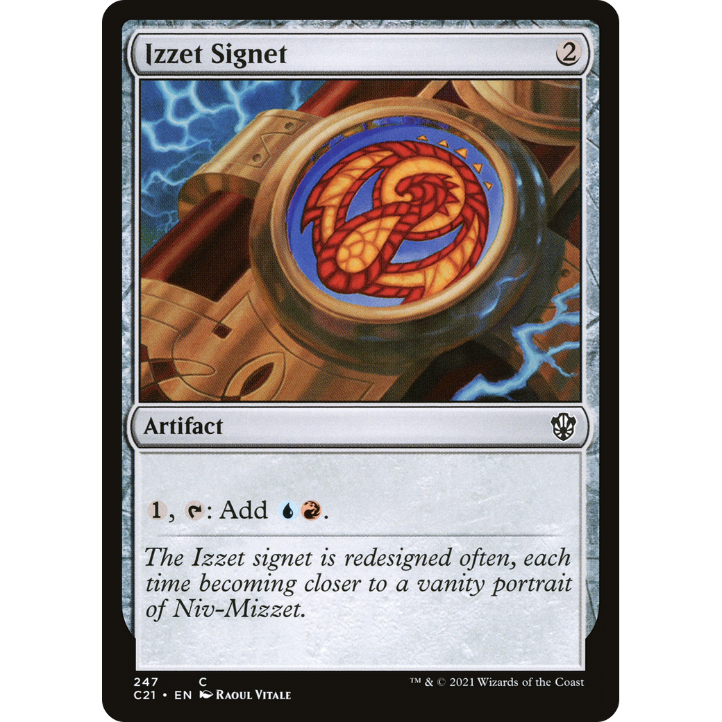 Izzet Signet (C21-247) - Commander 2021