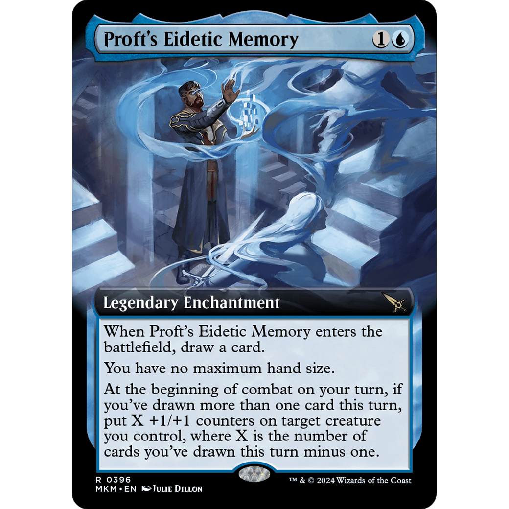 Proft's Eidetic Memory (MKM-396) - Murders at Karlov Manor: (Extended Art) Foil