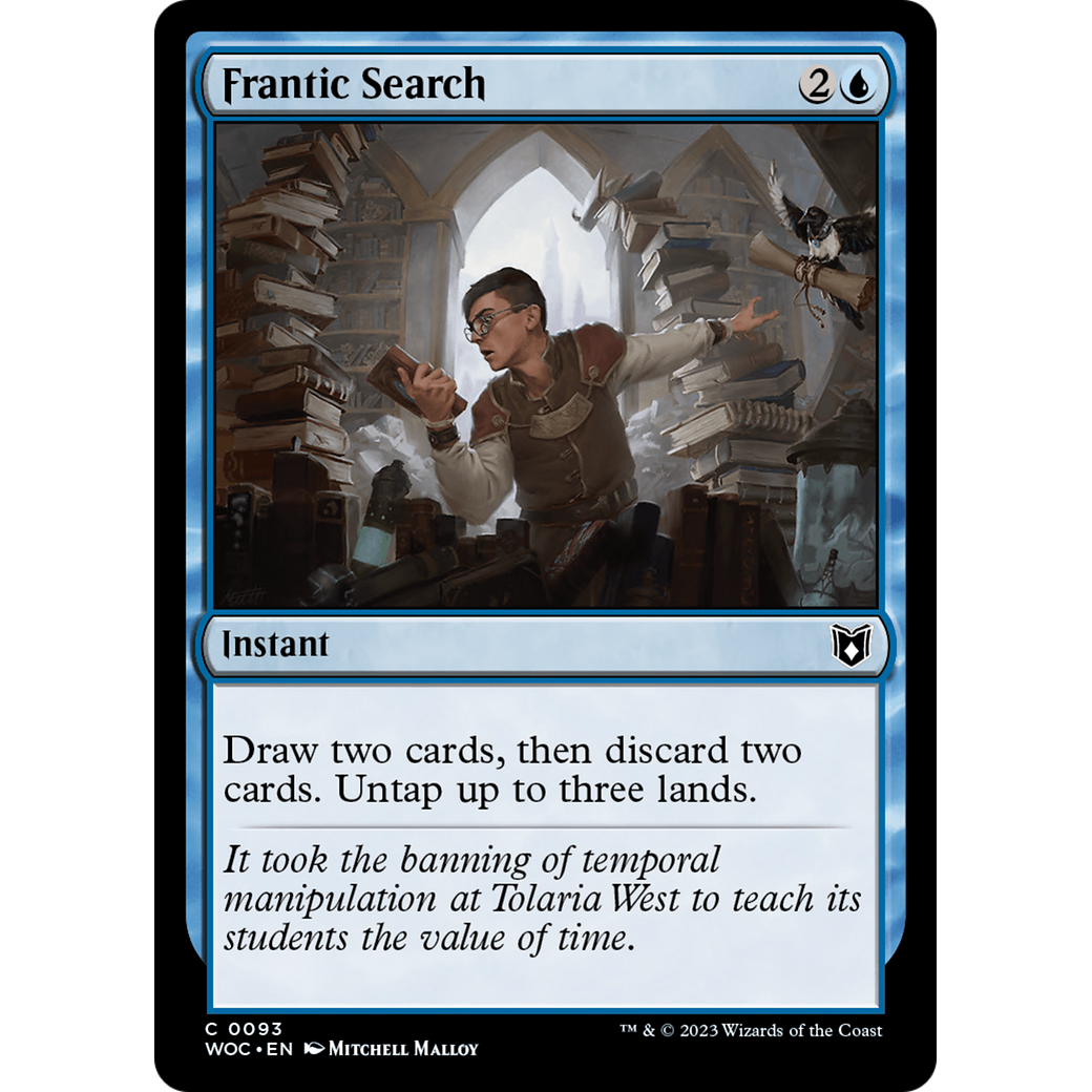 Frantic Search (WOC-093) - Wilds of Eldraine Commander
