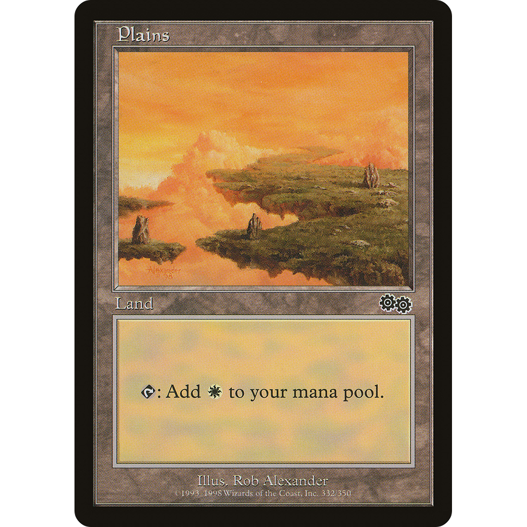 Plains (332) (USG-332) - Urza's Saga