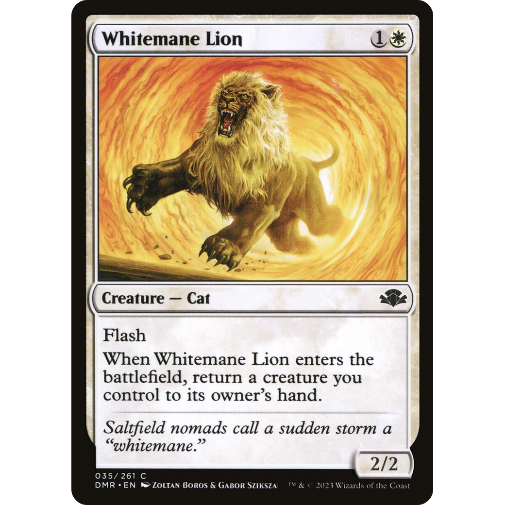 Whitemane Lion (DMR-035) - Dominaria Remastered Foil