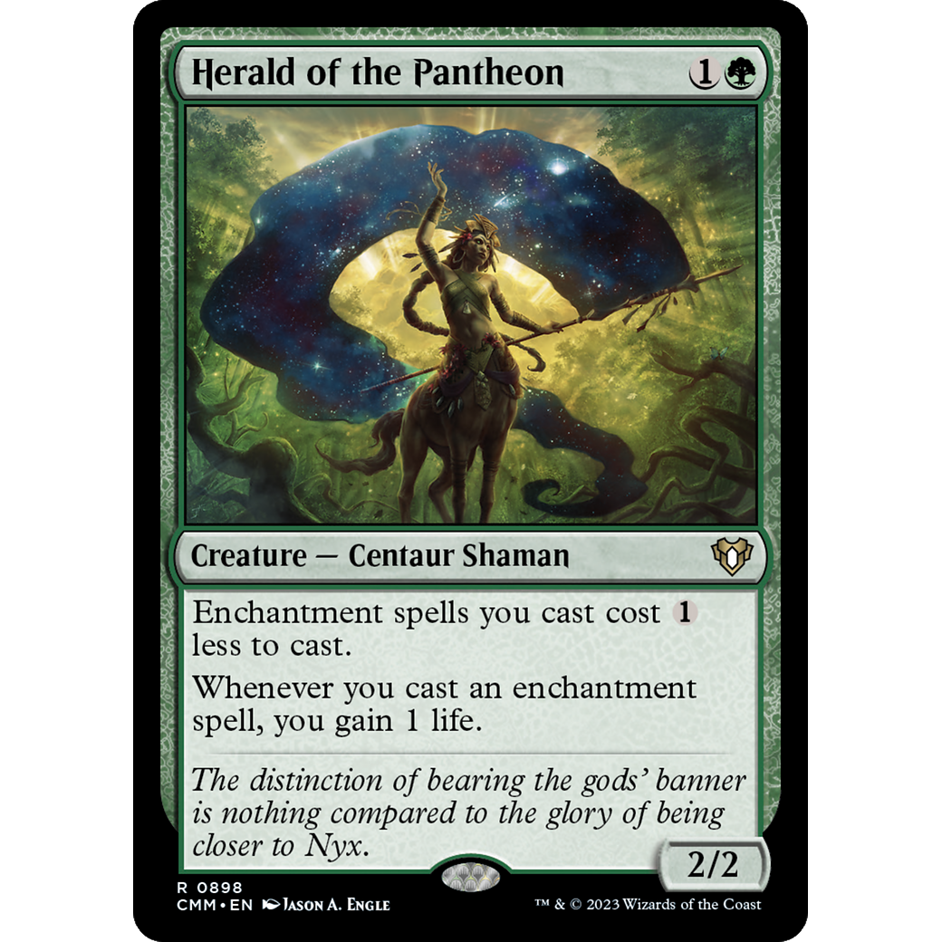 Herald of the Pantheon (CMM-898) - Commander Masters