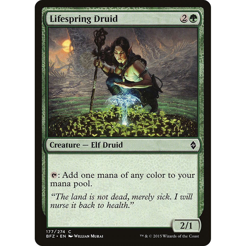 Lifespring Druid (BFZ-177) - Battle for Zendikar