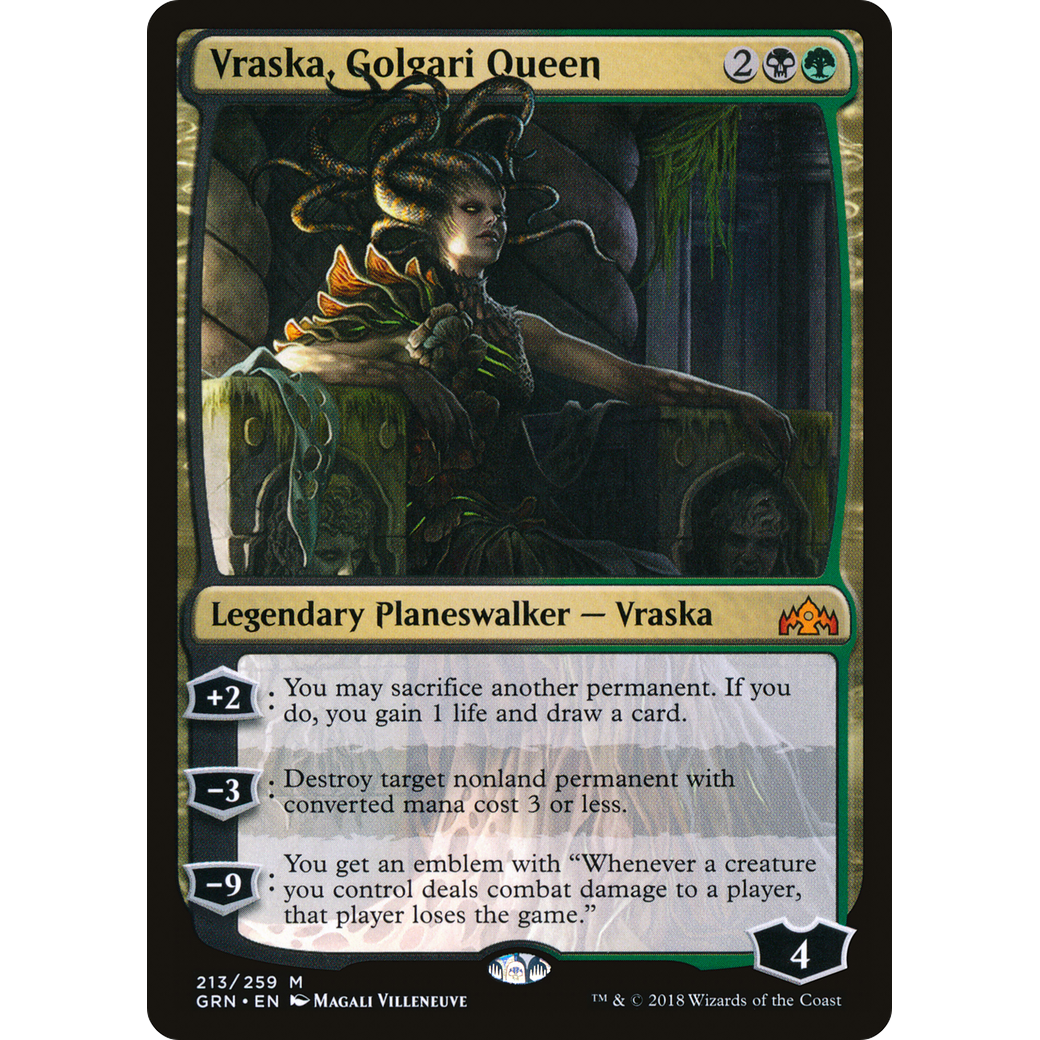 Vraska, Golgari Queen (GRN-213) - Guilds of Ravnica