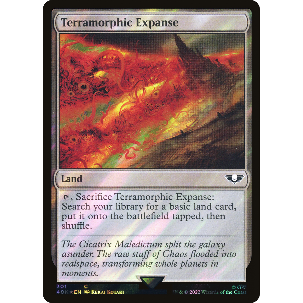Terramorphic Expanse (40K-301) - Warhammer 40,000 Commander Foil