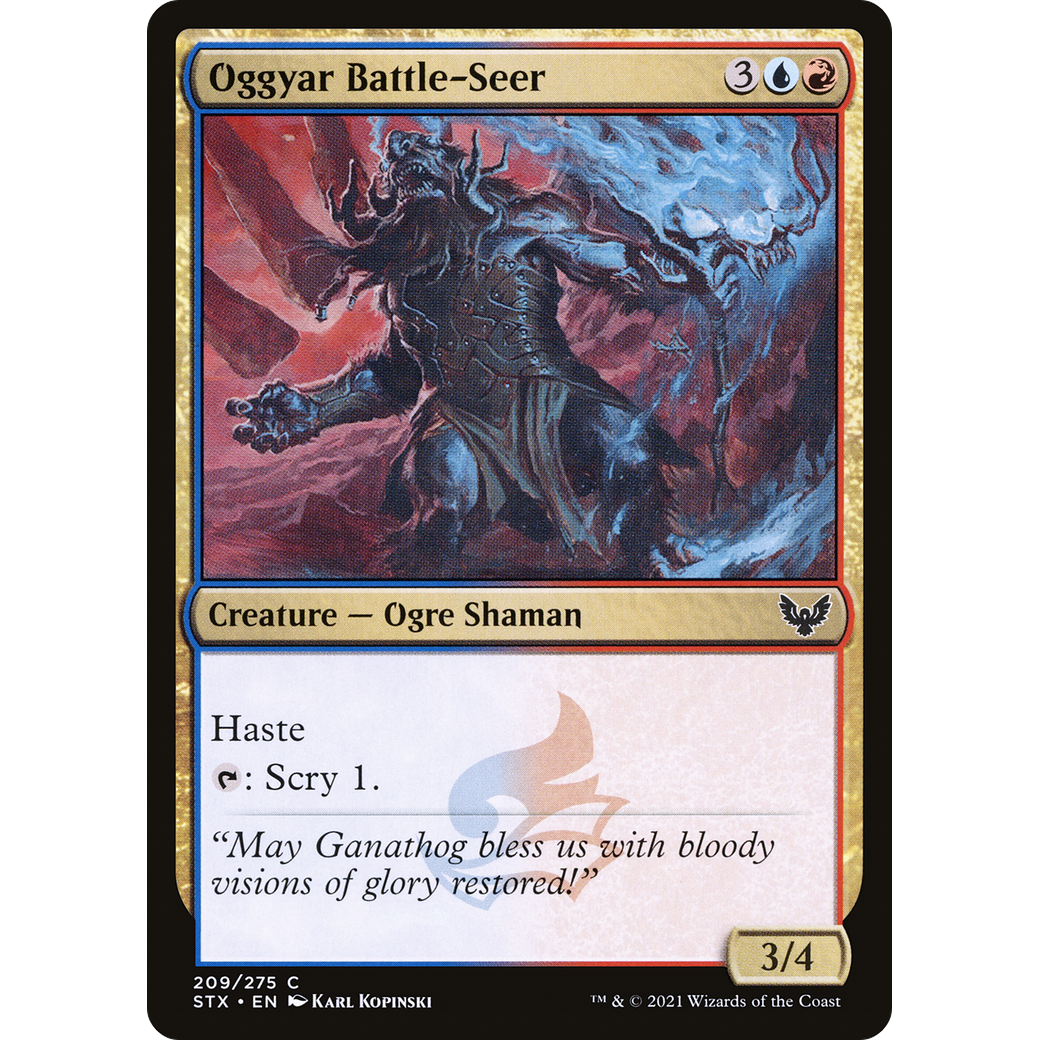 Oggyar Battle-Seer (STX-209) - Strixhaven: School of Mages Foil
