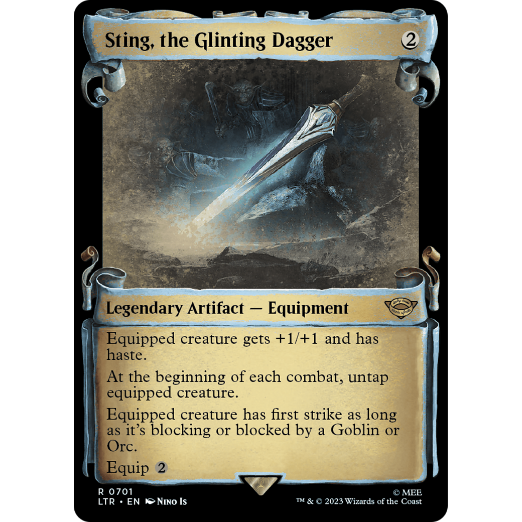 Sting, the Glinting Dagger (LTR-701) - The Lord of the Rings: Tales of Middle-earth: (Showcase)