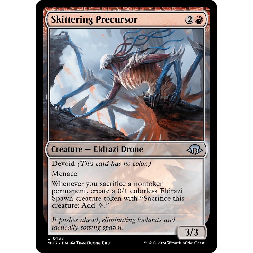 Skittering Precursor (MH3-137) - Modern Horizons 3: (devoid)
