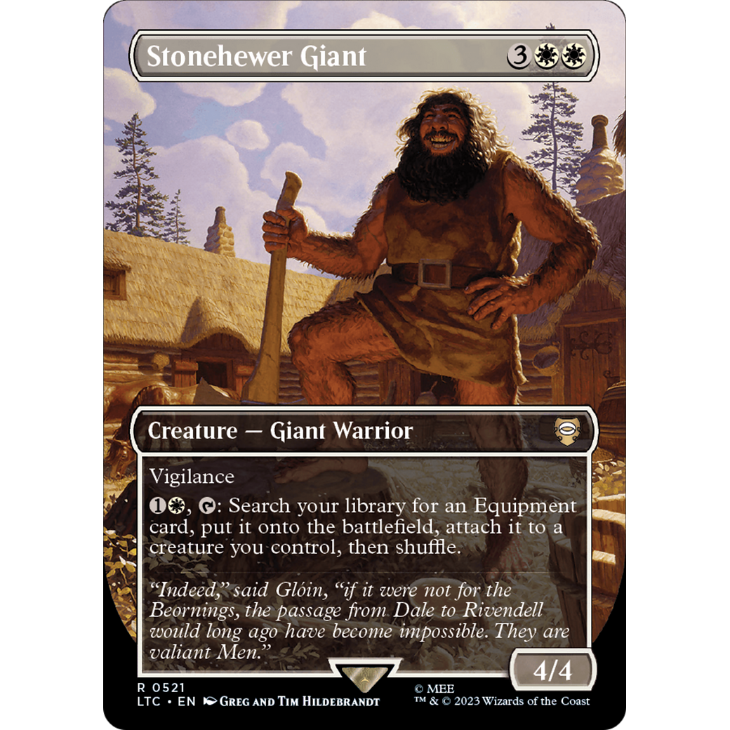Stonehewer Giant (LTC-521) - Tales of Middle-earth Commander (Borderless) Foil