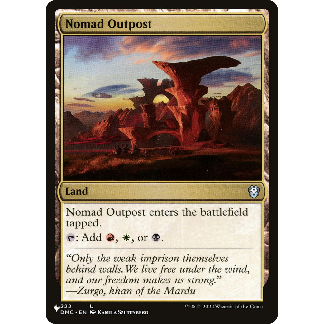 Nomad Outpost (LIST-222/048) - The List