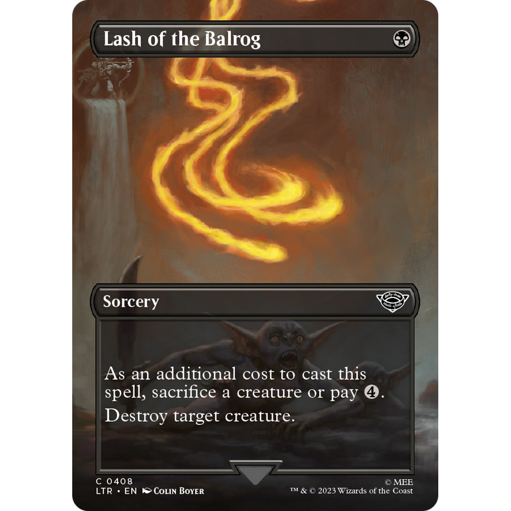 Lash of the Balrog (LTR-408) - The Lord of the Rings: Tales of Middle-earth (Borderless)