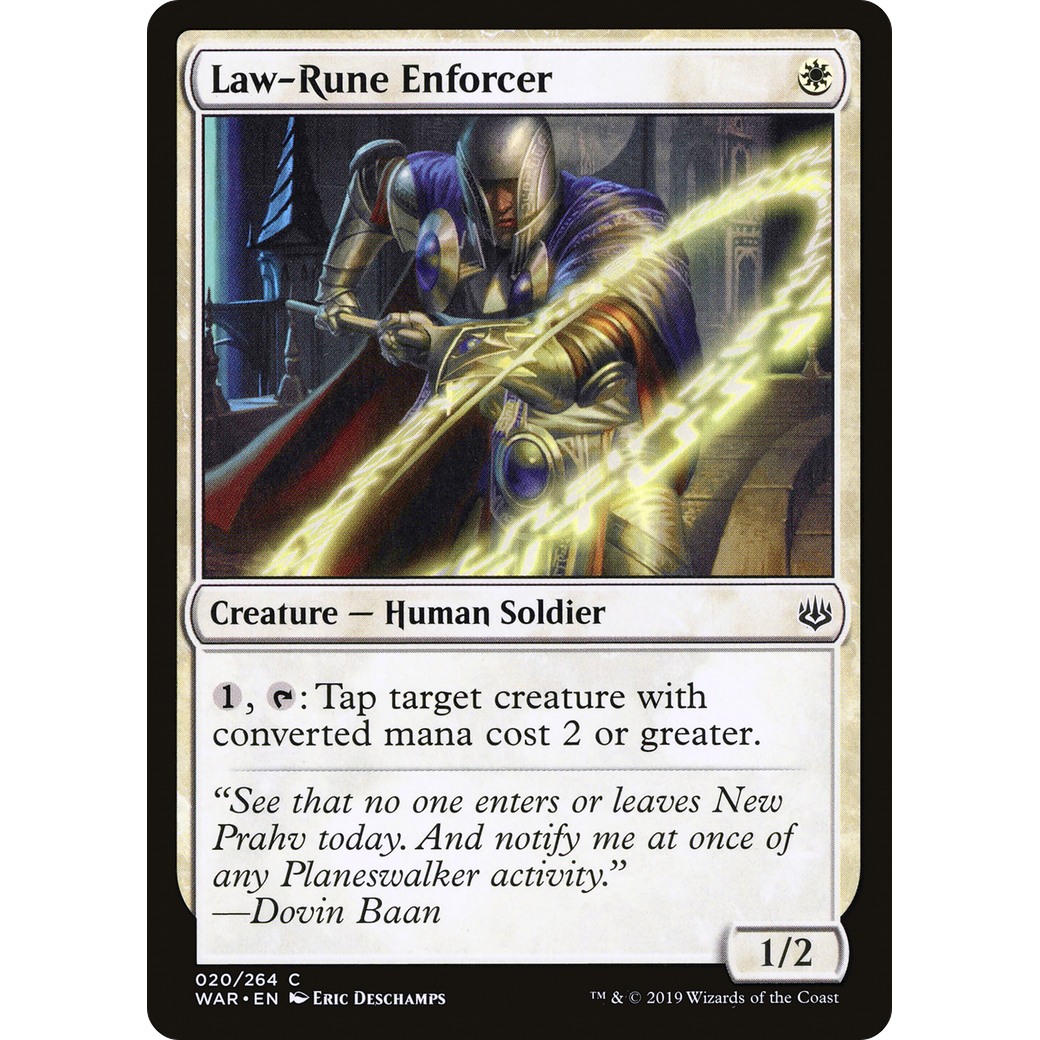 Law-Rune Enforcer (WAR-020) - War of the Spark
