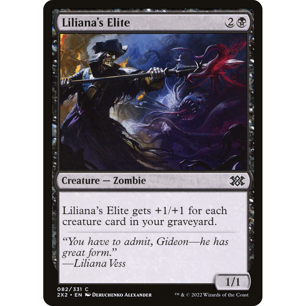Liliana's Elite (2X2-082) - Double Masters 2022 Foil