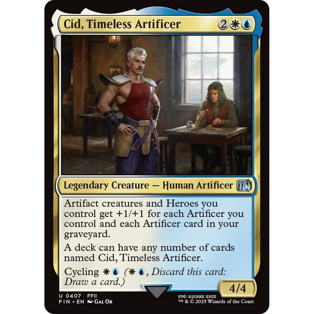 Cid, Timeless Artificer (0407) (FIN-407) - FINAL FANTASY Foil