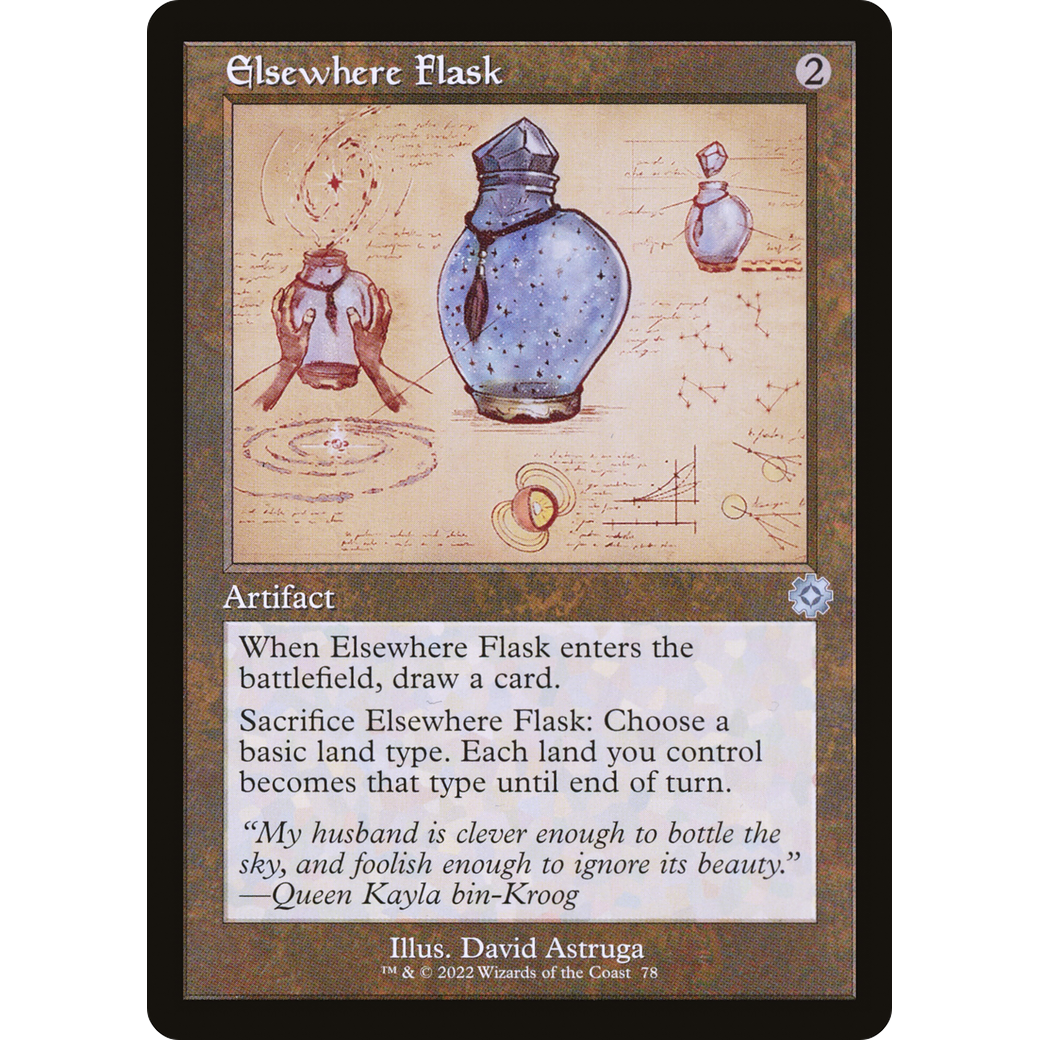 Elsewhere Flask (Schematic) (BRR-078) - The Brothers' War Retro Artifacts
