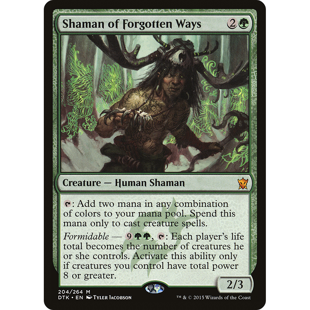 Shaman of Forgotten Ways (DTK-204) - Dragons of Tarkir