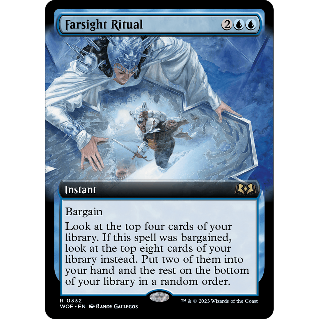 Farsight Ritual (WOE-332) - Wilds of Eldraine: (Extended Art)