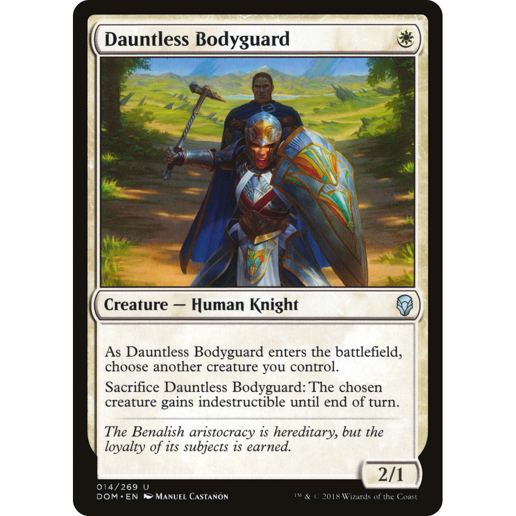 Dauntless Bodyguard (DOM-014) - Dominaria Foil