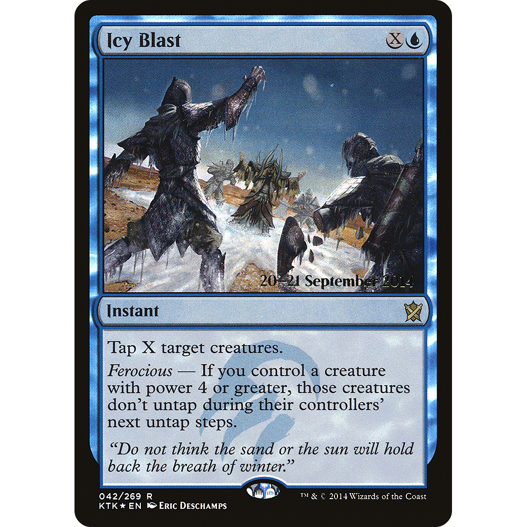 Icy Blast (PRE-042) - Khans of Tarkir Promos Foil