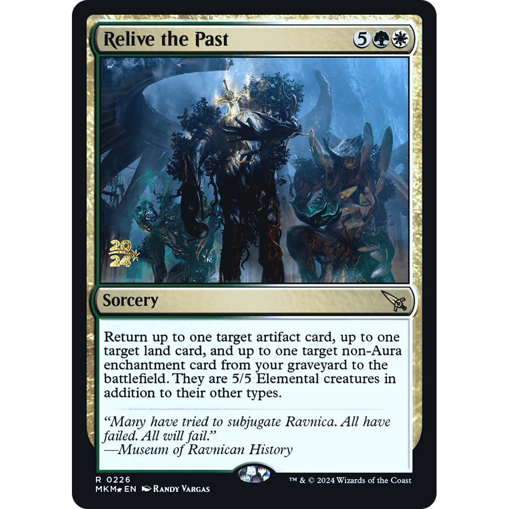 Relive the Past (PRE-226S) - Murders at Karlov Manor Promos Foil