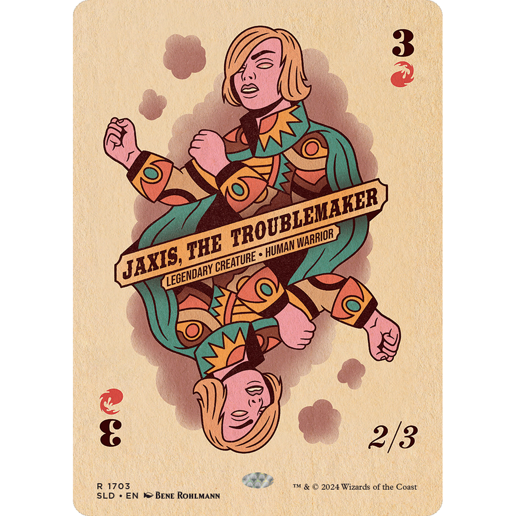 Jaxis, the Troublemaker (SLD-1703) - Secret Lair Drop (Borderless)