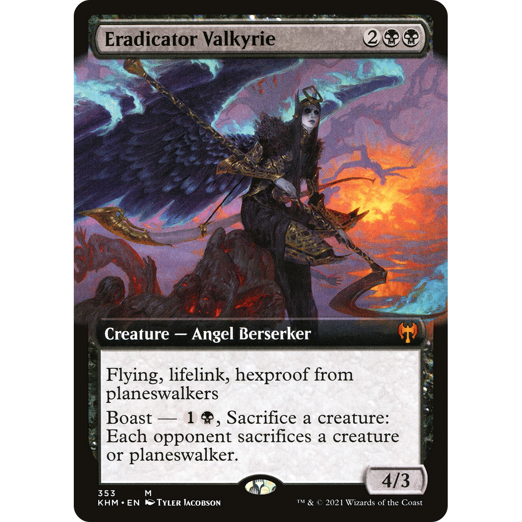 Eradicator Valkyrie (Extended Art) (KHM-353) - Kaldheim: (Extended Art) Foil